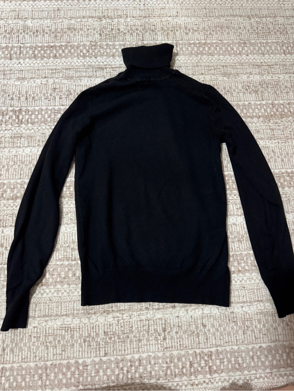Women's Black Turtleneck Sweater
